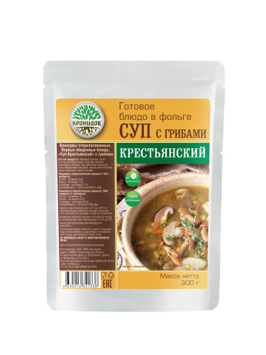 Консервы стерилизованные.Первые обеденные блюда "Суп грибной"