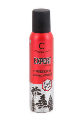 Репеллент Следопыт Expert Great Formula,от клещей и комаров,аэроз,150мл