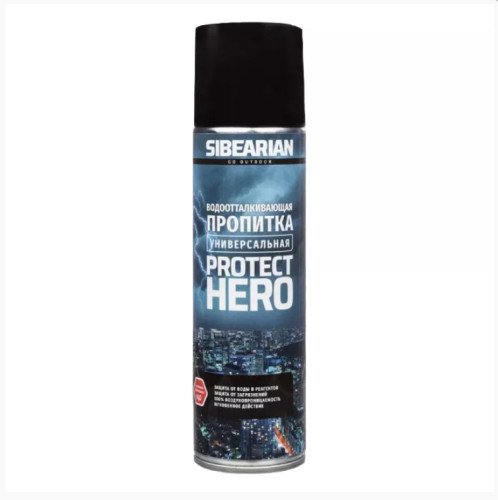 Пропитка Sibearian Protect Hero универ.водооттал.(аэрозоль) 250 мл,1127