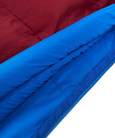 Спальный мешок Red Fox Radid Long -20 пуховый красный/синий