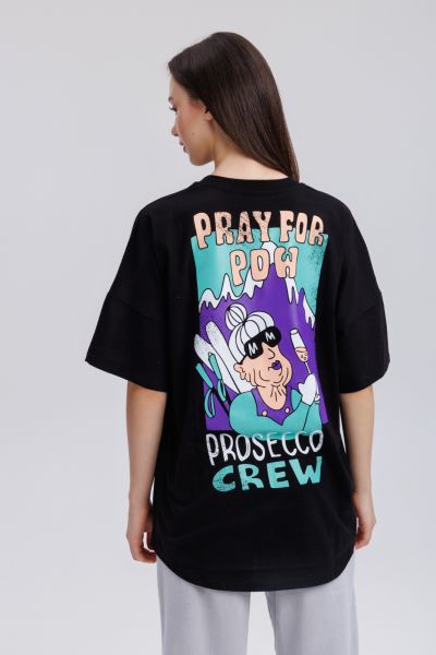 Футболка MountainMan Проссеко черная жен.
