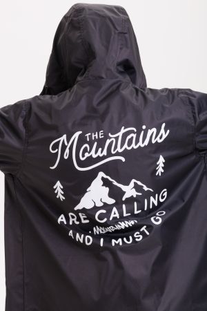 Плащ-дождевик MountainMan Горы зовут черный