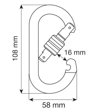 Карабин Camp Oval Standart-Lock в Краснодаре  