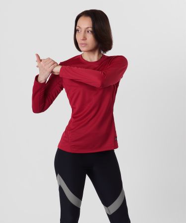 Футболка Red Fox с длинным рукавом Workout W кораллово-розовый