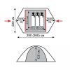 Палатка Tramp Peak 3 V2 серый