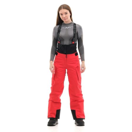 Брюки горнолыжные Dragonfly Gravity Premium Woman Red Fluo в Краснодаре