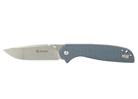 Нож Ganzo складной с клипсой серый G6803-GY