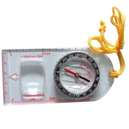 Компас Tramp Lite планшетный с увеличительным  стеклом d=4,7 см