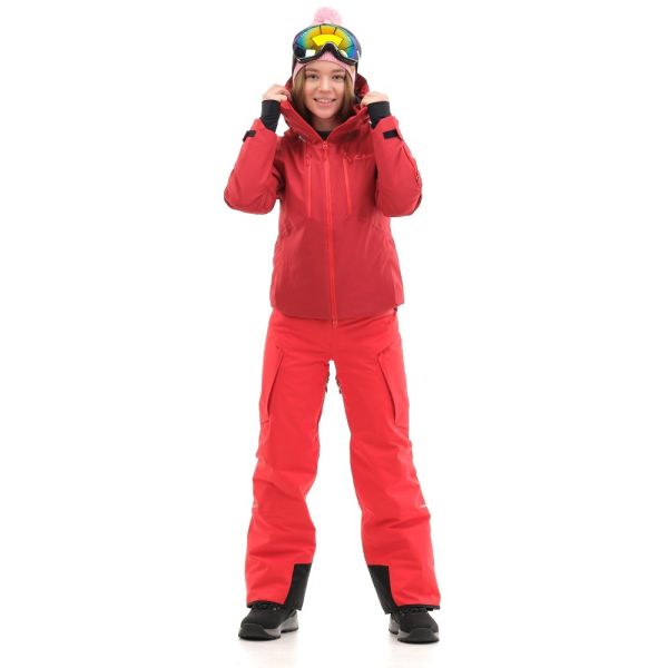 Брюки горнолыжные Dragonfly Gravity Premium Woman Red Fluo в Краснодаре